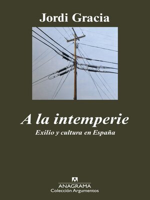 cover image of A la intemperie